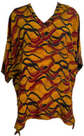 PRC6461 Avatar Pure Silk Long Tunic with Side Ties - Velora Luxury Fashion