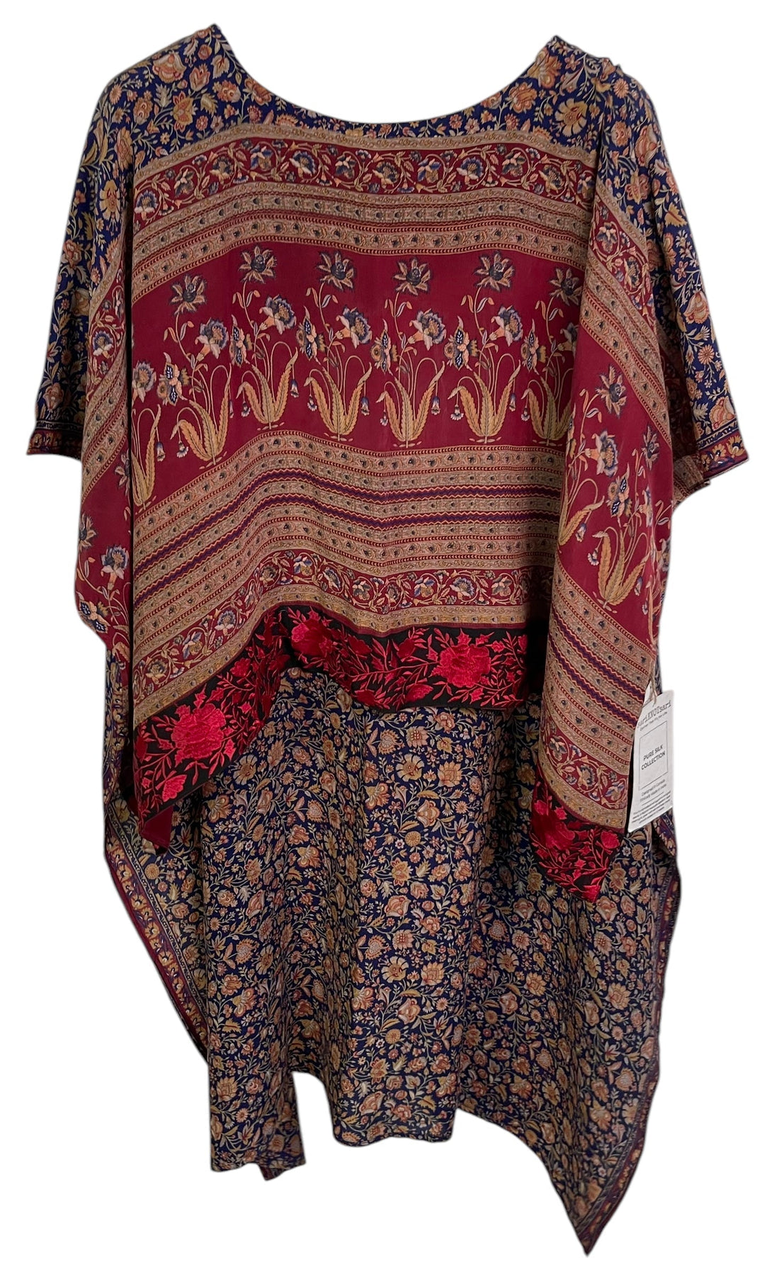 PRC6481 Avatar Pure Silk Hi Lo Top - Velora Luxury Fashion