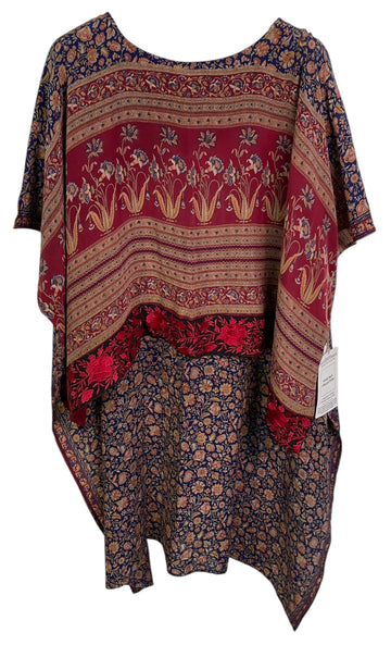 PRC6481 Avatar Pure Silk Hi Lo Top - Velora Luxury Fashion