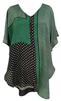 PRC6498 Avatar Pure Silk Waterfall Top - Velora Luxury Fashion