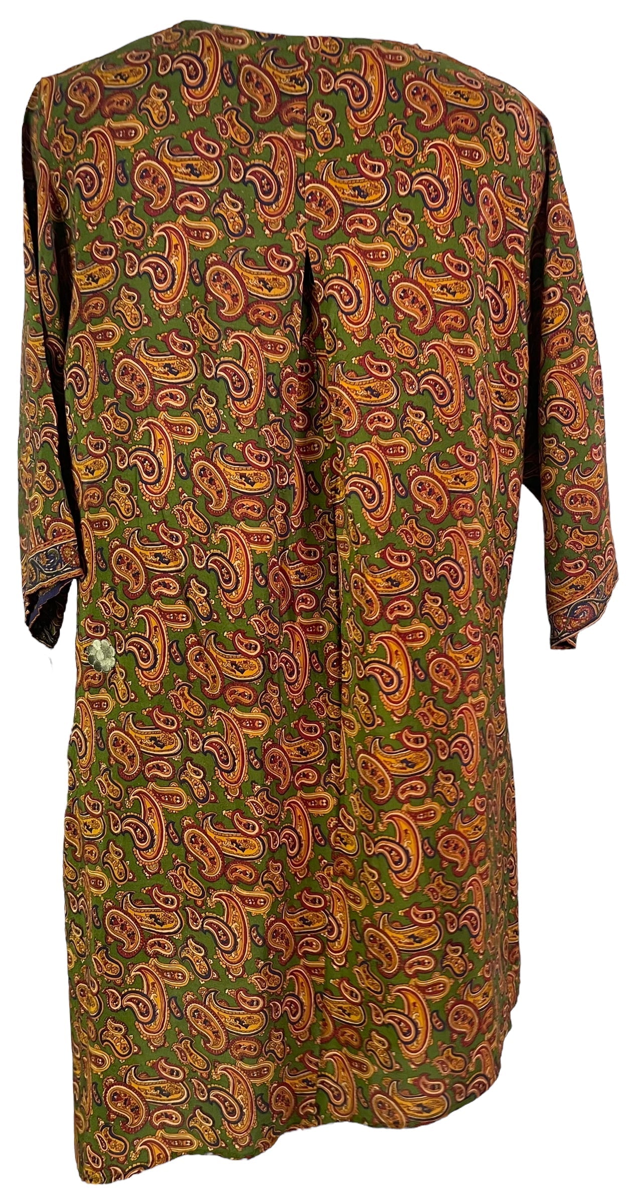 PRC6529 Avatar Pure Silk Self Pocket Tunic Dress - Velora Luxury Fashion