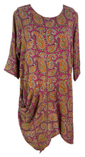 PRC6543 Avatar Pure Silk Self Pocket Tunic Dress - Velora Luxury Fashion