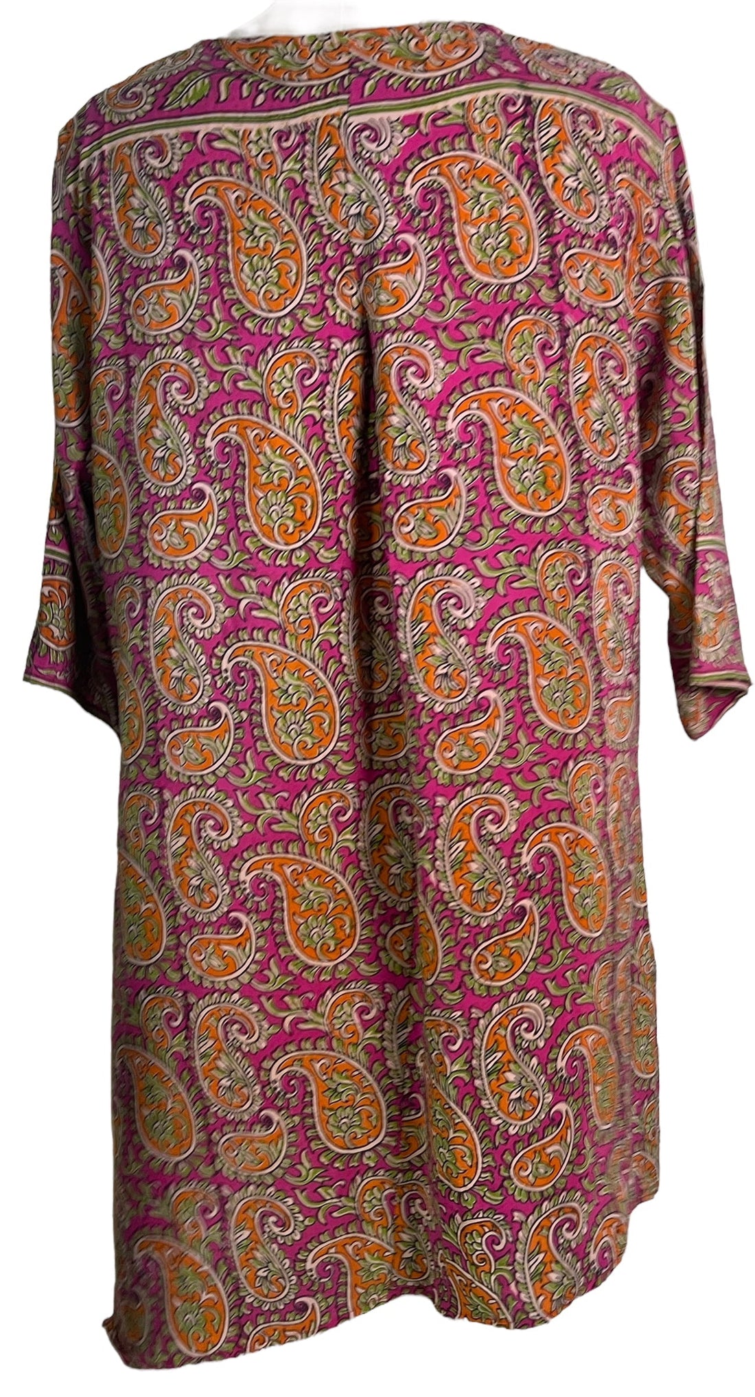 PRC6543 Avatar Pure Silk Self Pocket Tunic Dress - Velora Luxury Fashion