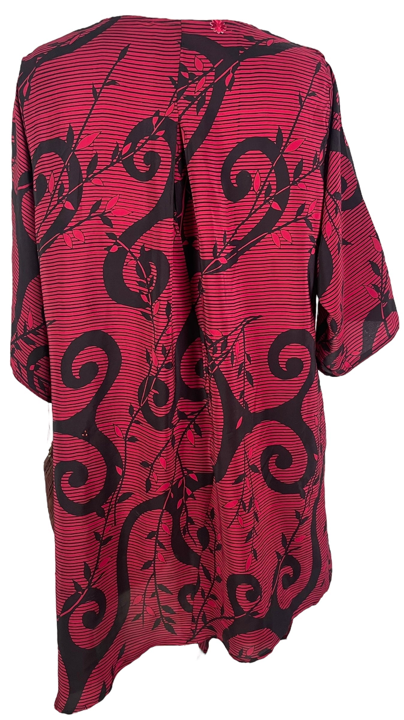 PRC6544 Avatar Pure Silk Self Pocket Tunic Dress - Velora Luxury Fashion