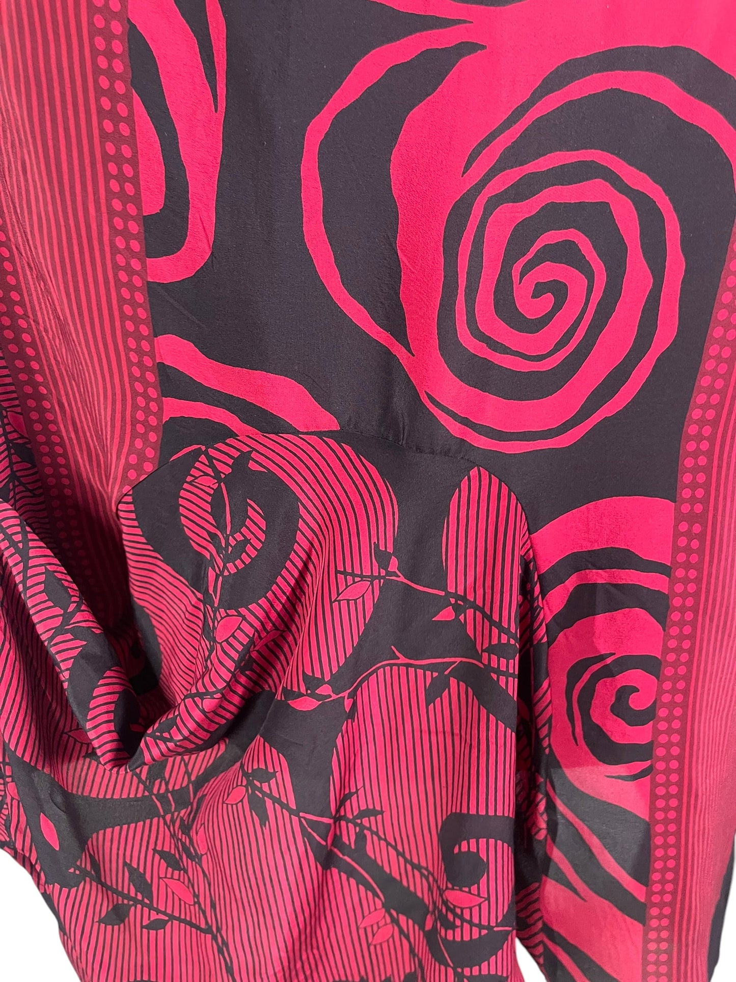 PRC6544 Avatar Pure Silk Self Pocket Tunic Dress - Velora Luxury Fashion