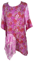 PRC6547 Avatar Pure Silk Self Pocket Tunic Dress - Velora Luxury Fashion