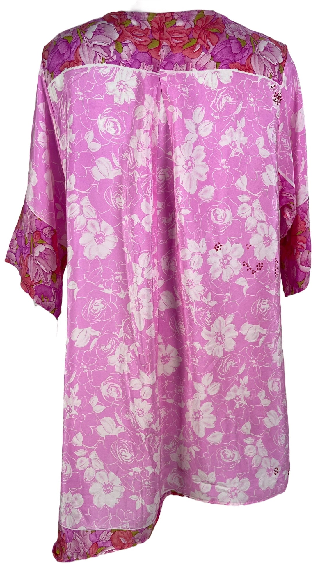 PRC6547 Avatar Pure Silk Self Pocket Tunic Dress - Velora Luxury Fashion