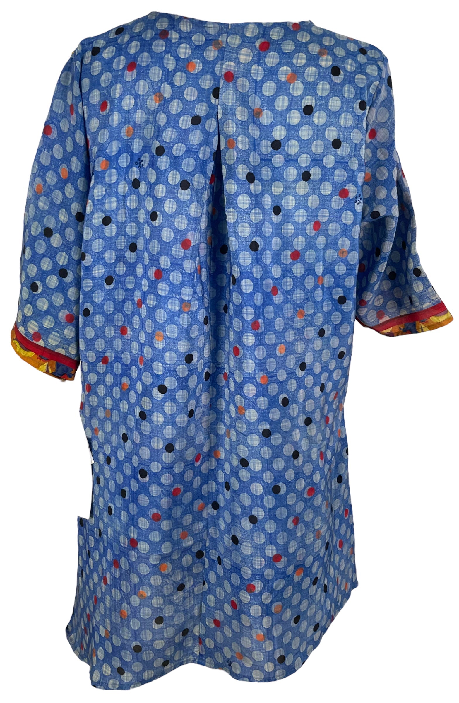 PRC6551 Avatar Pure Silk Self Pocket Tunic Dress - Velora Luxury Fashion
