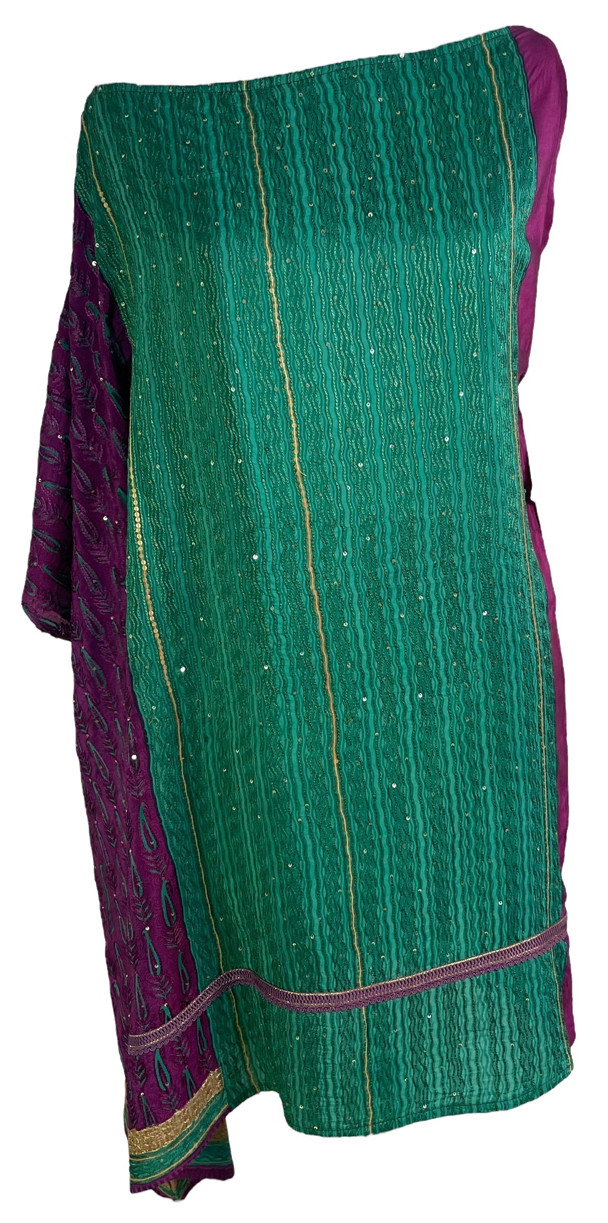 PRC6568B Avatar Pure Silk One Shoulder Dress - Velora Luxury Fashion