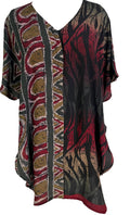 PRC6654 Avatar Pure Silk Waterfall Top - Velora Luxury Fashion