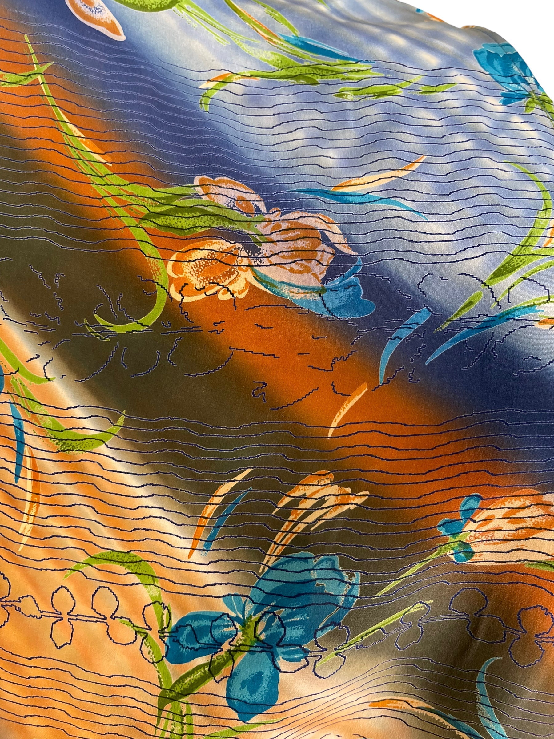 PRC6667 Avatar Pure Silk Waterfall Top - Velora