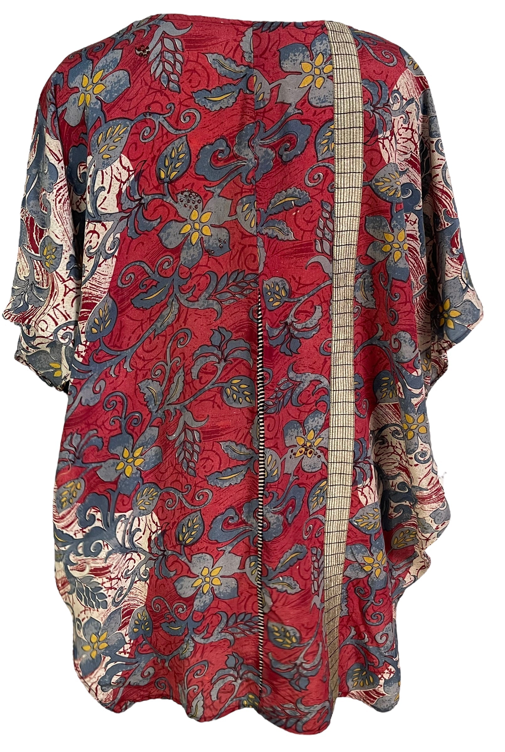 PRC6686 Avatar Pure Silk Waterfall Top - Velora