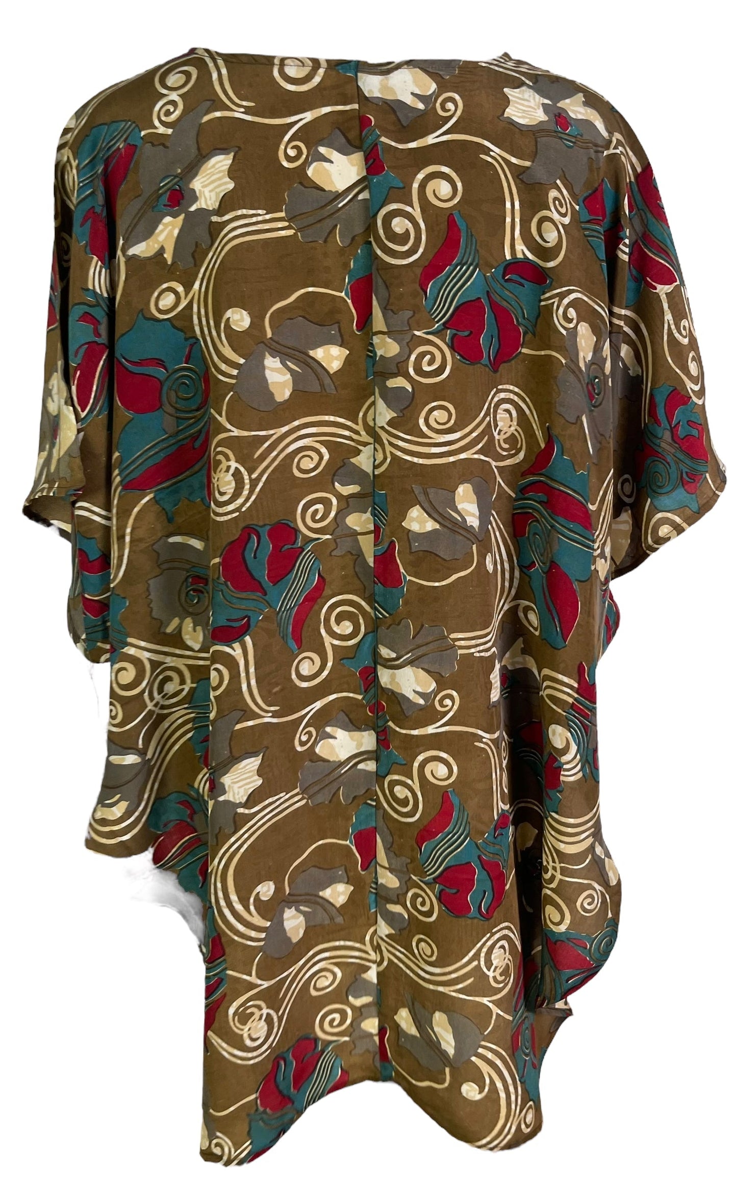 PRC6691 Avatar Pure Silk Waterfall Top - Velora