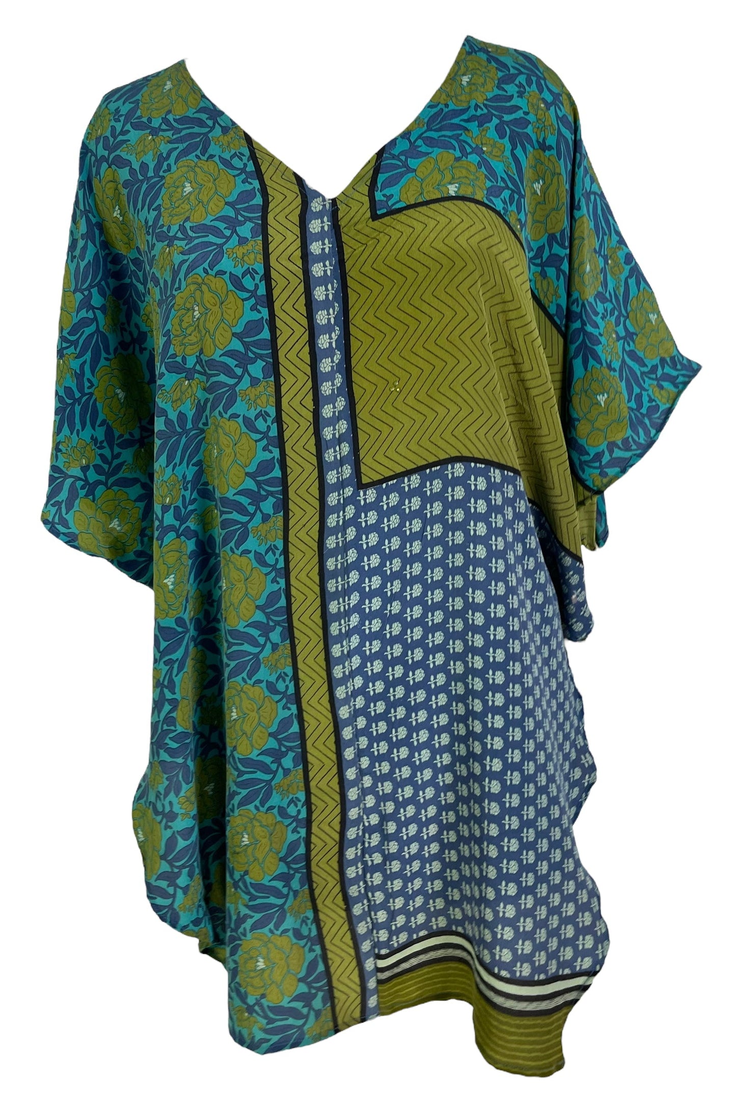 PRC6692 Avatar Pure Silk Waterfall Top - Velora