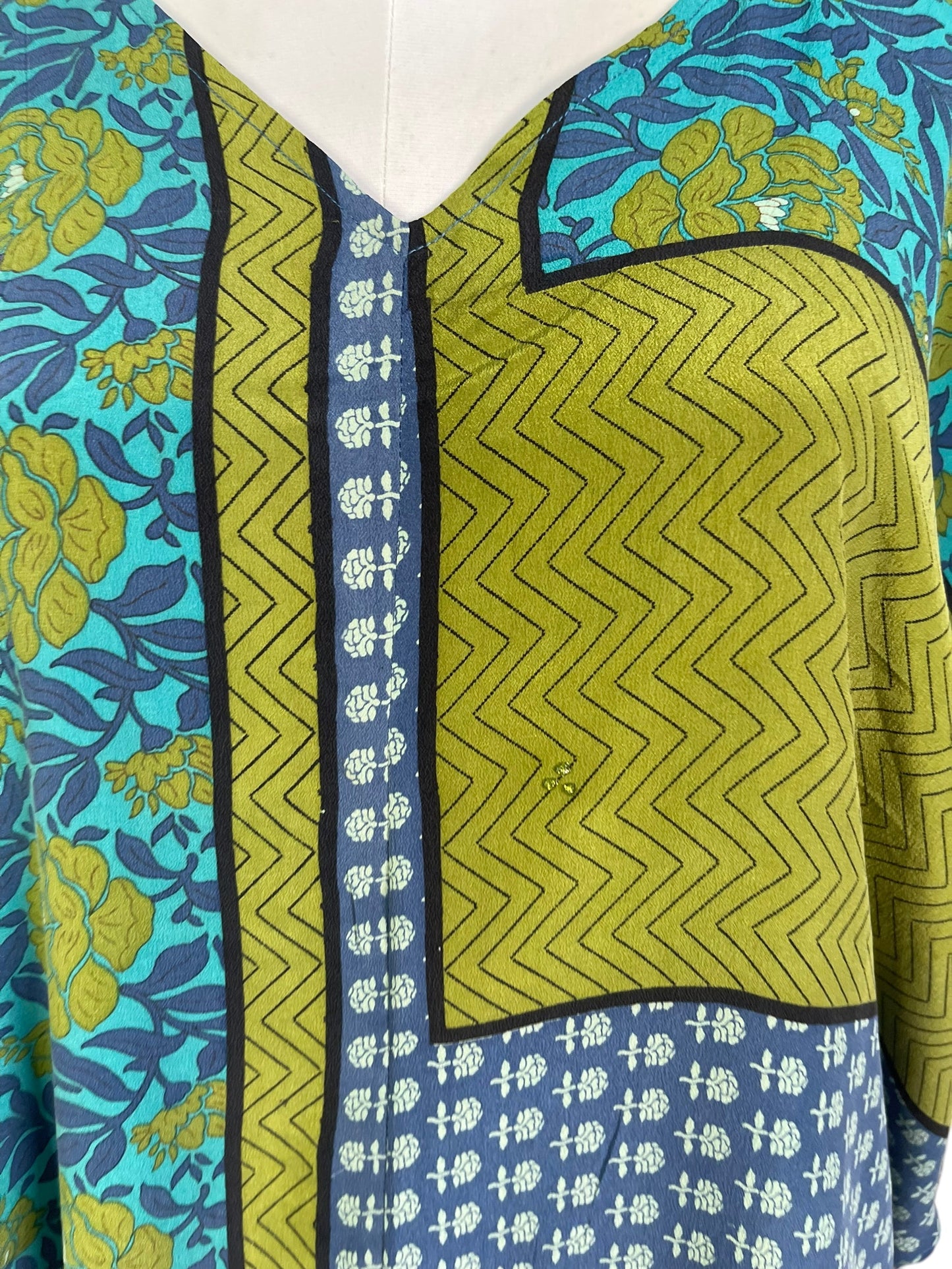 PRC6692 Avatar Pure Silk Waterfall Top - Velora