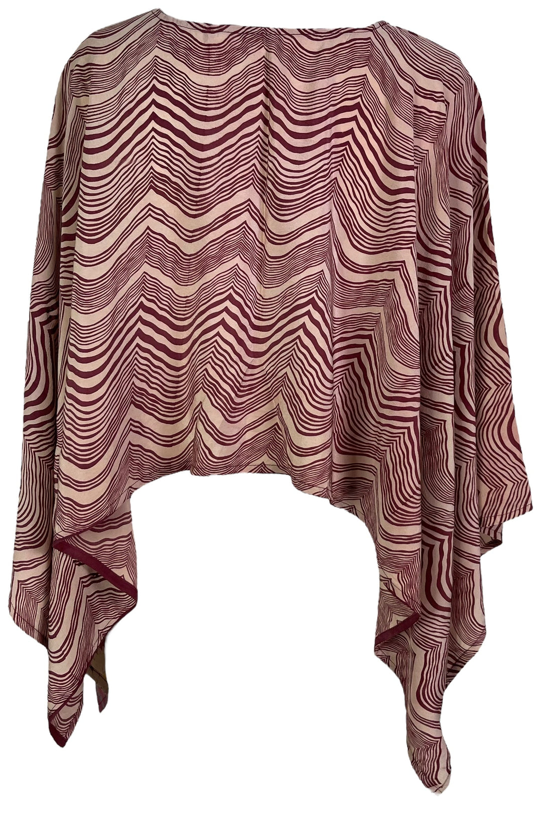 PRC6701 Avatar Pure Silk Capelet Poncho - Velora Luxury Fashion