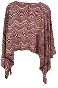 PRC6701 Avatar Pure Silk Capelet Poncho - Velora Luxury Fashion