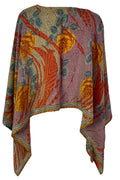 PRC6702 Avatar Pure Silk Capelet Poncho - Velora Luxury Fashion