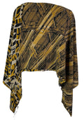 PRC6705 Avatar Pure Silk Capelet Poncho - Velora Luxury Fashion
