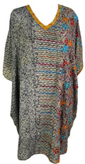 PRC6713 Avatar Pure Silk Midi Length Kaftan - Velora Luxury Fashion