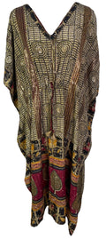 PRC6760 Avatar Pure Silk Maxi Kaftan - Velora Luxury Fashion