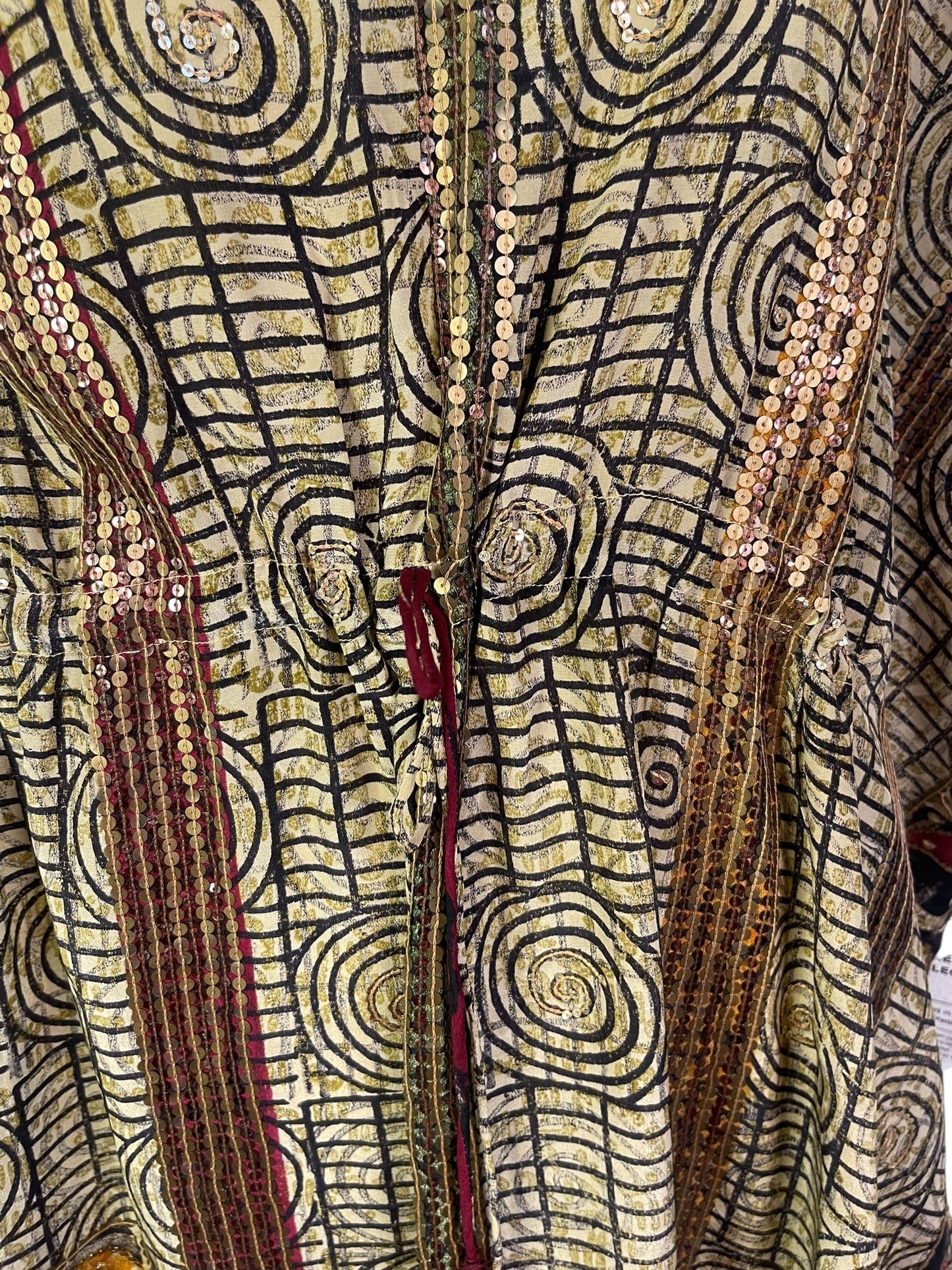 PRC6760 Avatar Pure Silk Maxi Kaftan - Velora Luxury Fashion