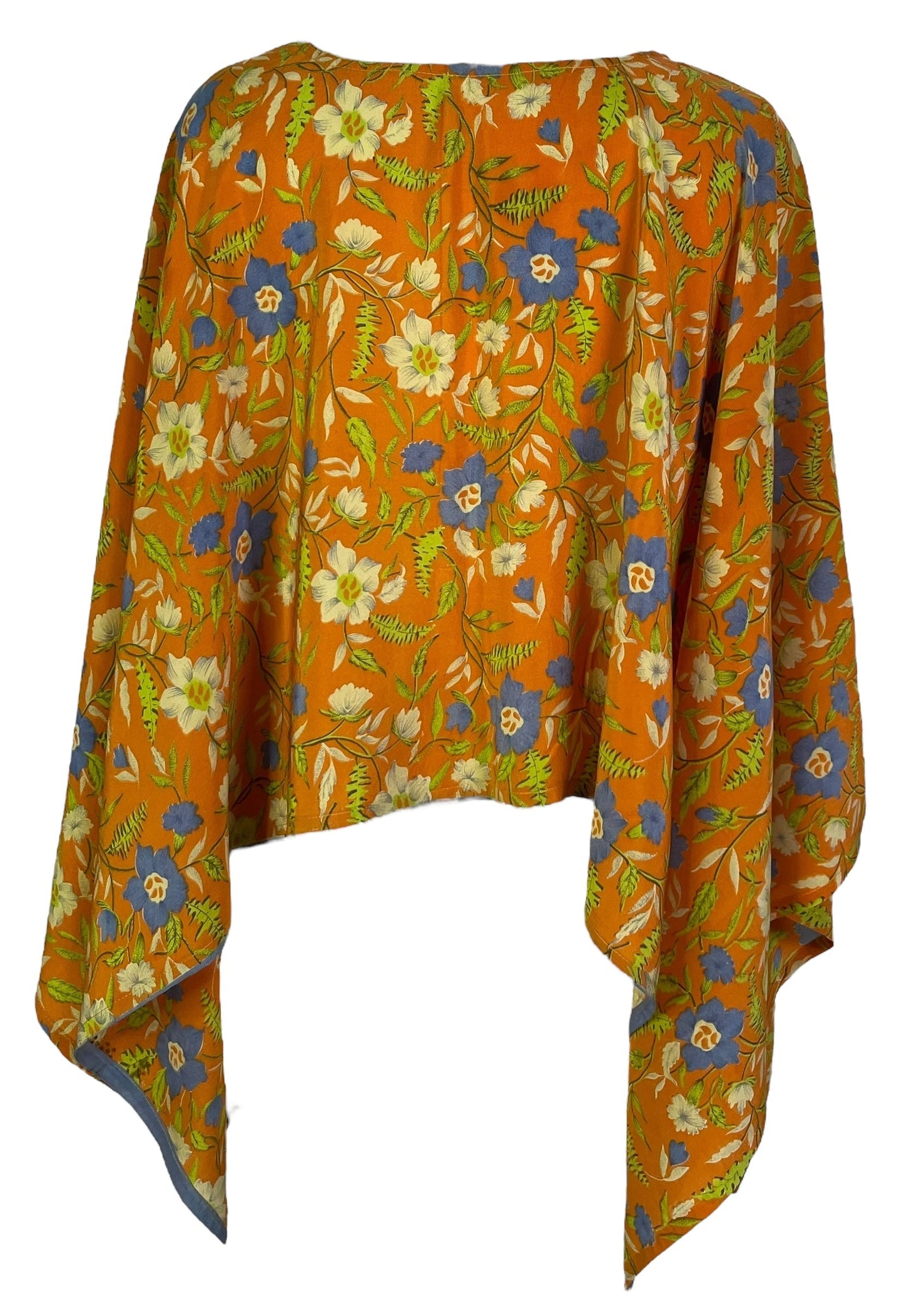 PRC6823 Avatar Pure Silk Capelet Poncho - Velora