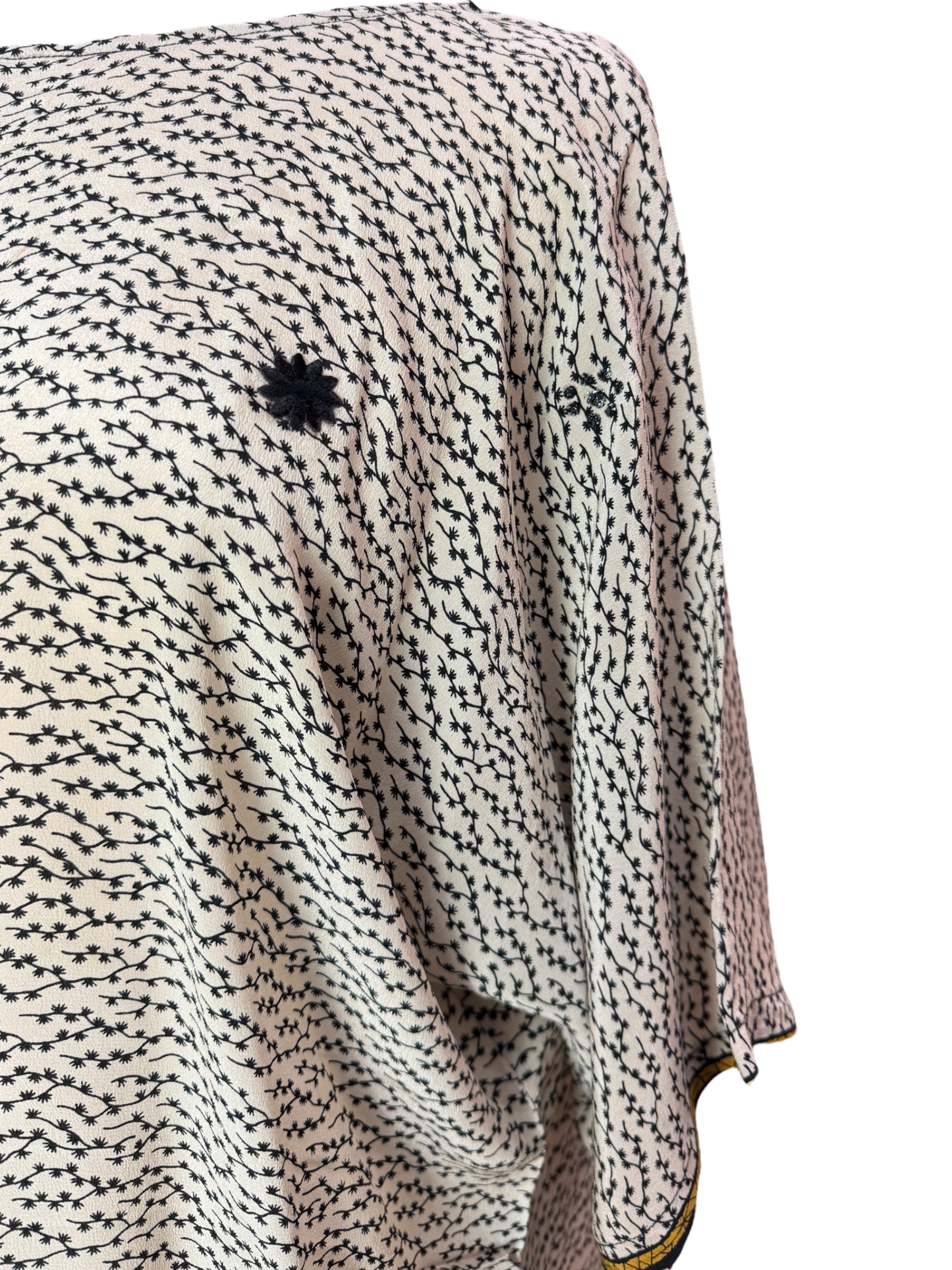 PRC6866 Avatar Pure Silk Side Slit Top - Velora Luxury Fashion