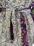 PRC6912 Avatar Pure Silk Kimono-Sleeved Jacket with Belt - Velora Luxury Fashion