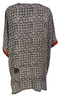 PRC6915 Avatar Pure Silk Kimono-Sleeved Jacket with Belt - Velora Luxury Fashion