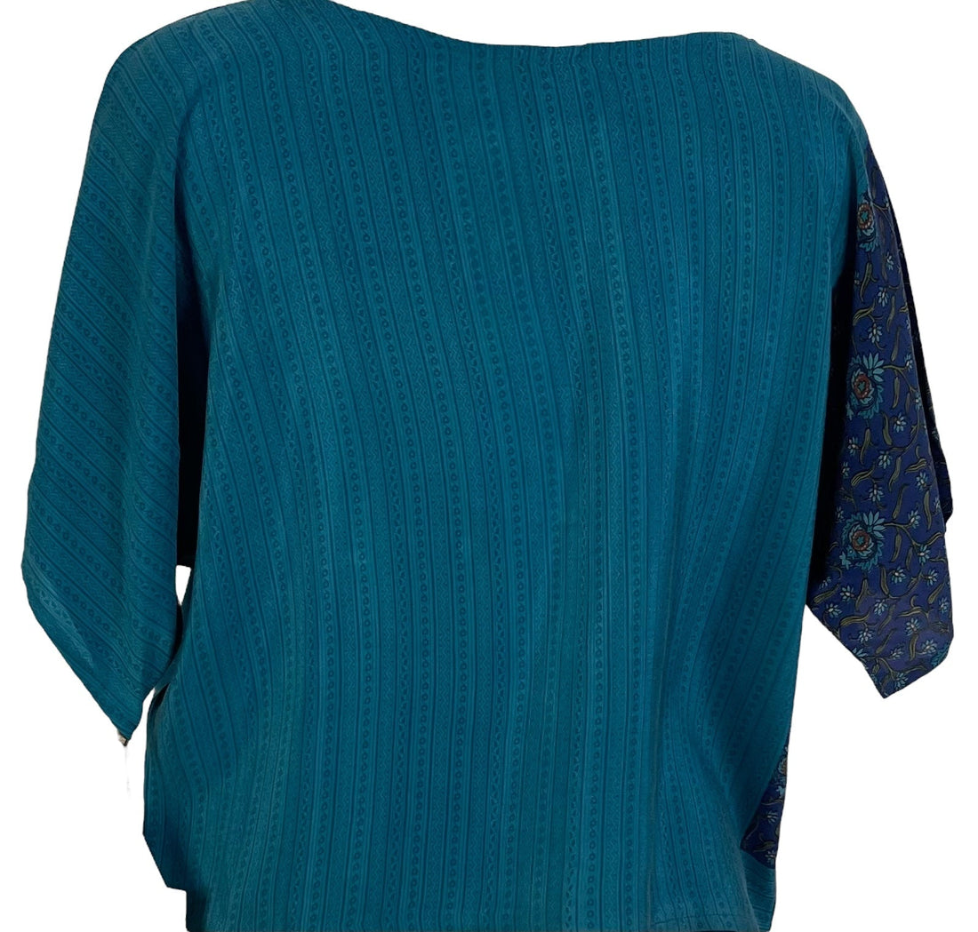 PRC6927 Avatar Pure Silk Boxy Top - Velora Luxury Fashion