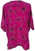 PRC6934 Avatar Pure Silk Long Tunic with Side Ties - Velora Luxury Fashion