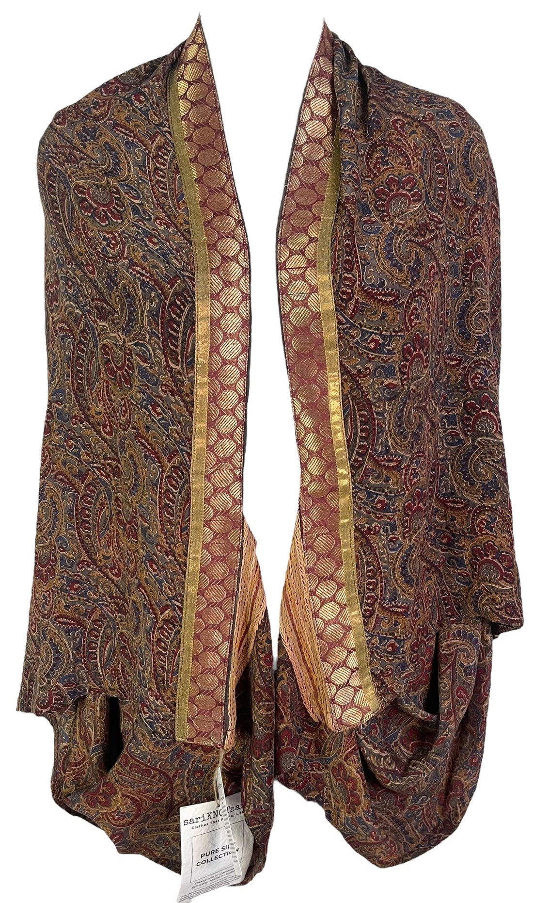 PRC6935 Avatar Pure Silk Shrug - Velora Luxury Fashion