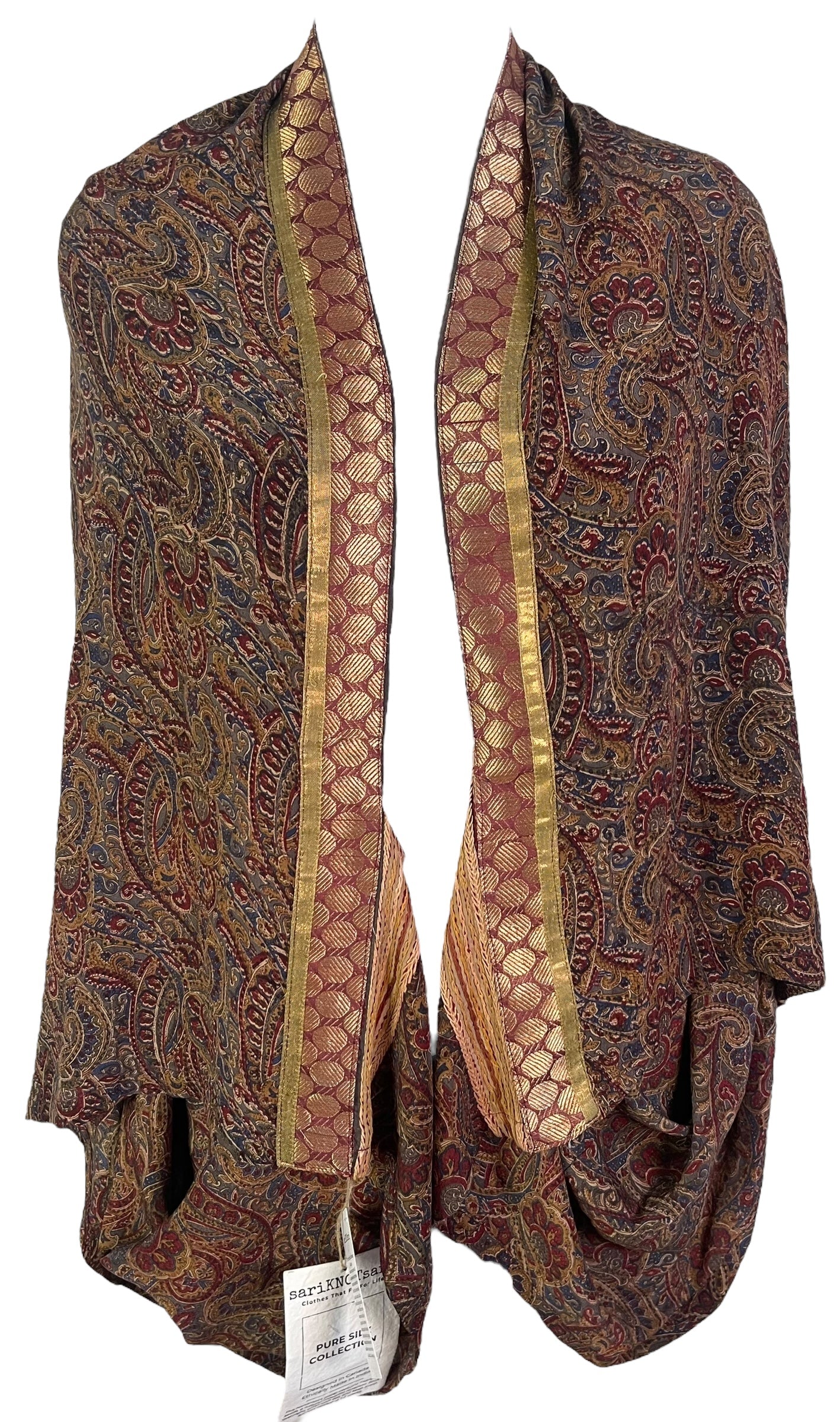 PRC6935 Avatar Pure Silk Shrug - Velora Luxury Fashion