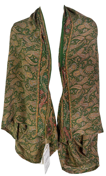 PRC6950 Avatar Pure Silk Shrug - Velora Luxury Fashion