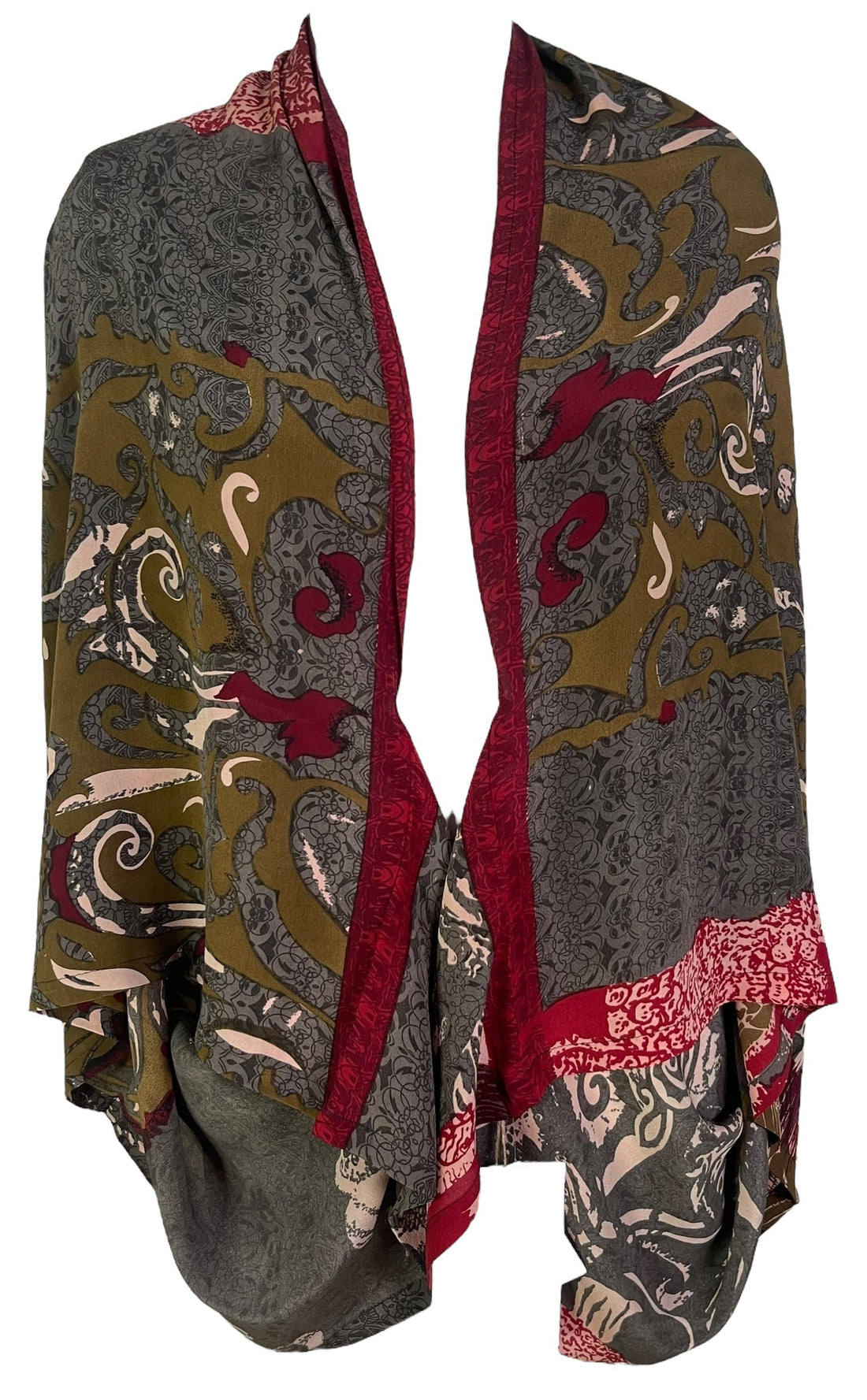 PRC6953 Avatar Pure Silk Shrug - Velora Luxury Fashion