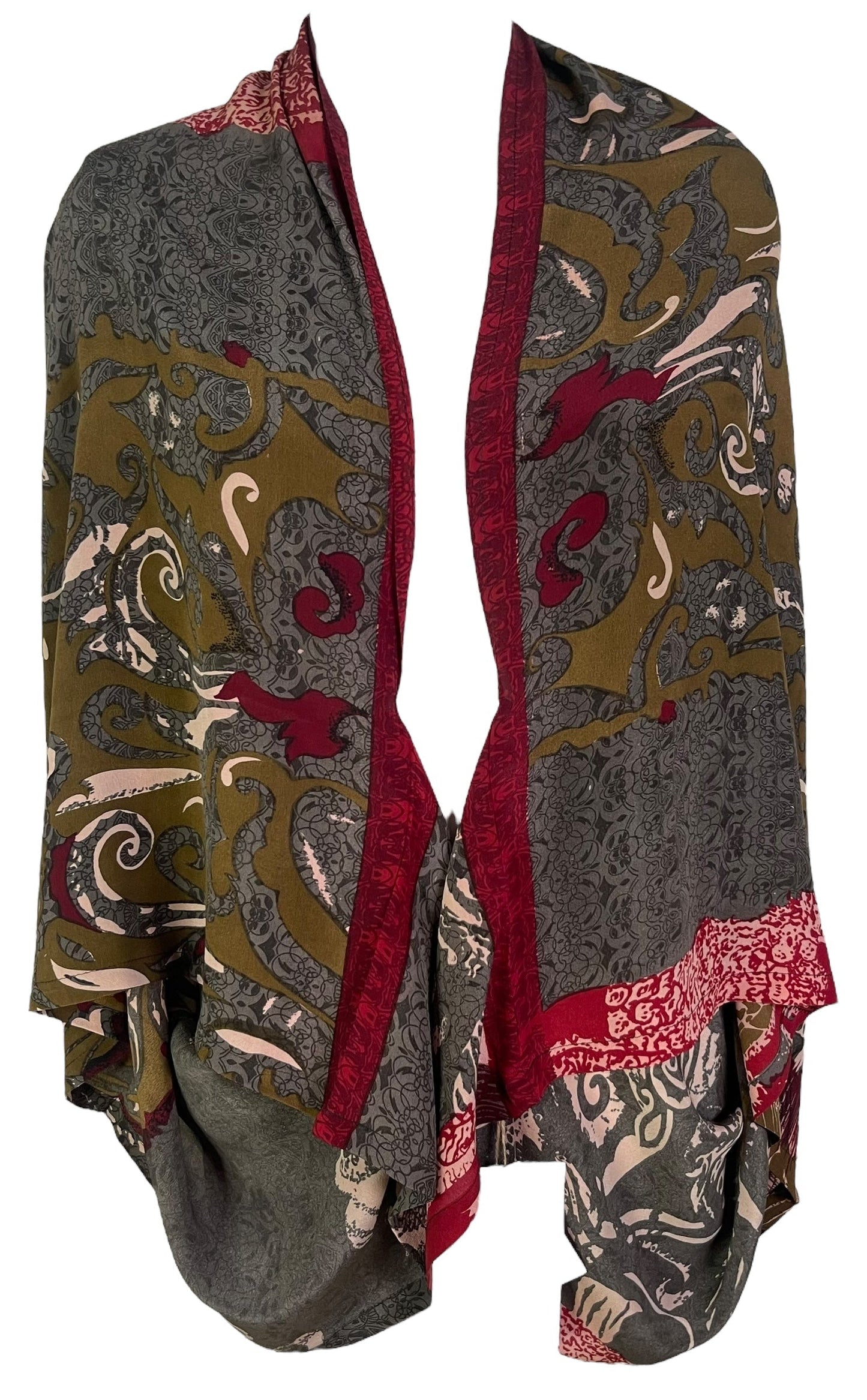 PRC6953 Avatar Pure Silk Shrug - Velora Luxury Fashion