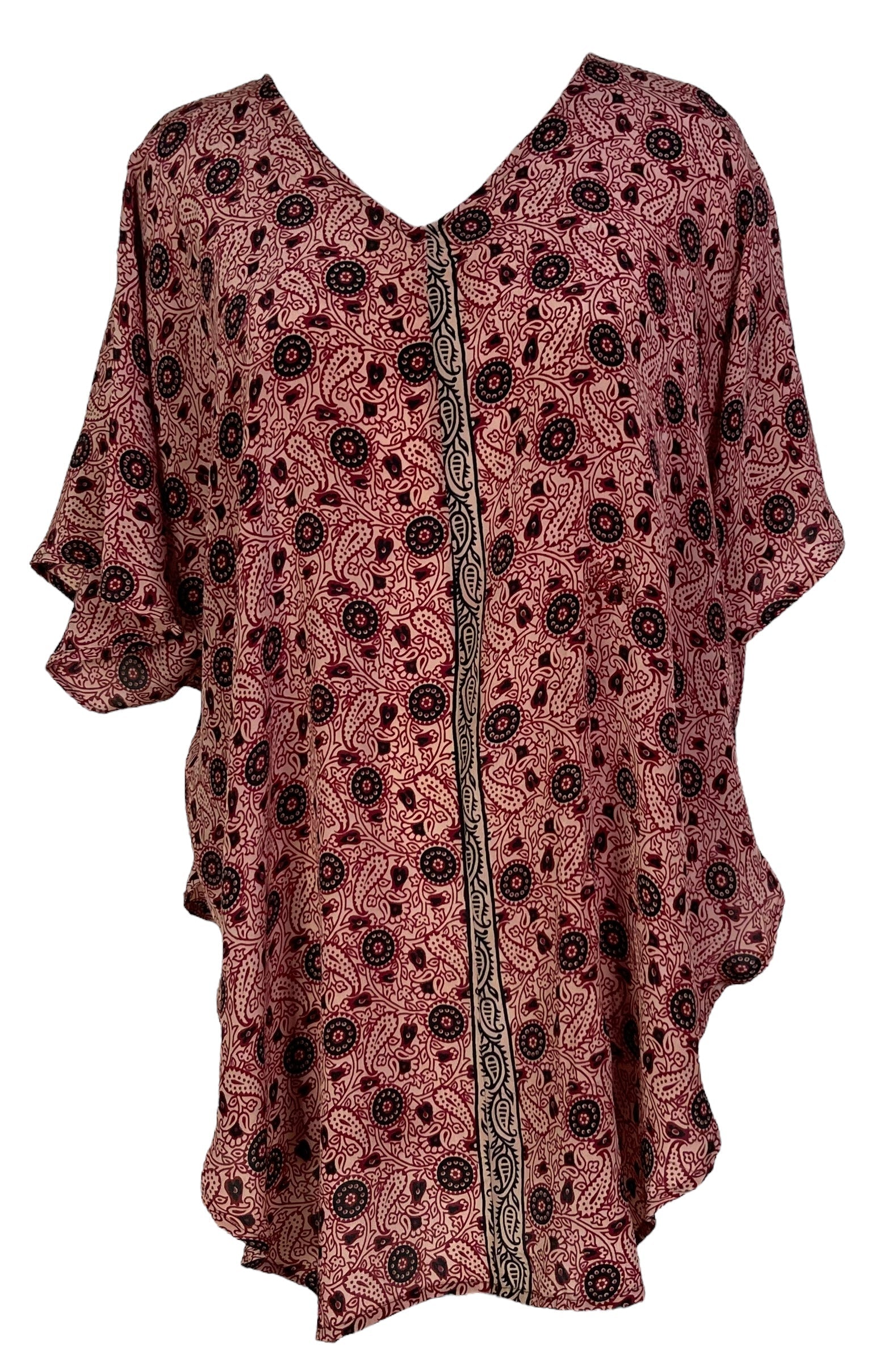 PRC6975 Avatar Pure Silk Waterfall Top - Velora Luxury Fashion