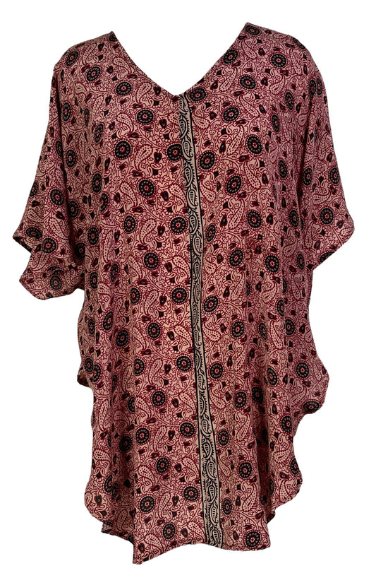 PRC6975 Avatar Pure Silk Waterfall Top - Velora Luxury Fashion