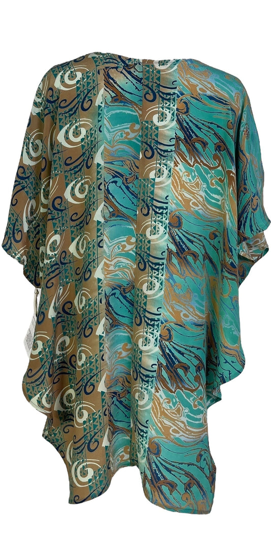 PRC6984 Avatar Pure Silk Waterfall Top - Velora Luxury Fashion