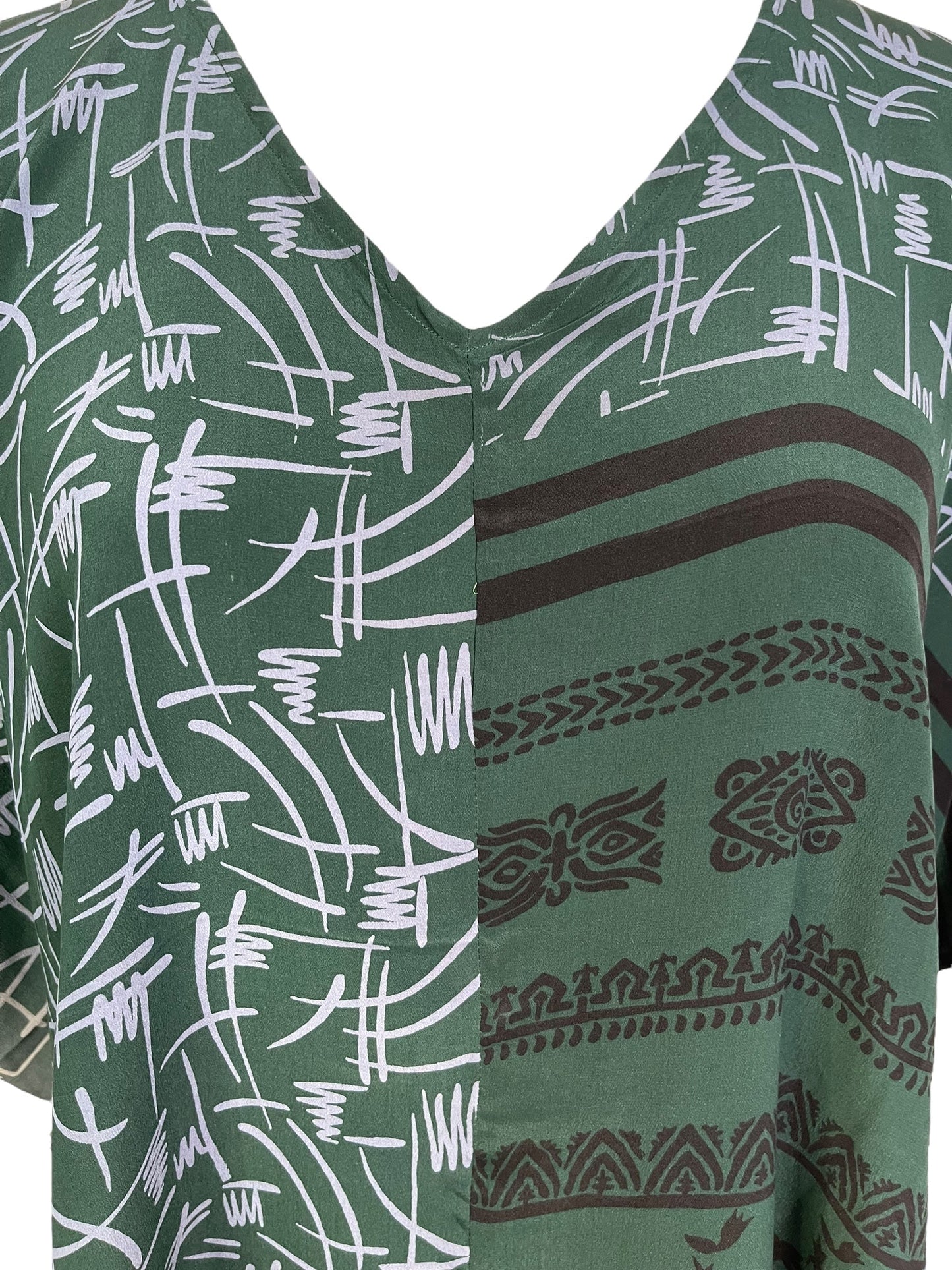 PRC7014 Avatar Pure Silk Waterfall Top - Velora