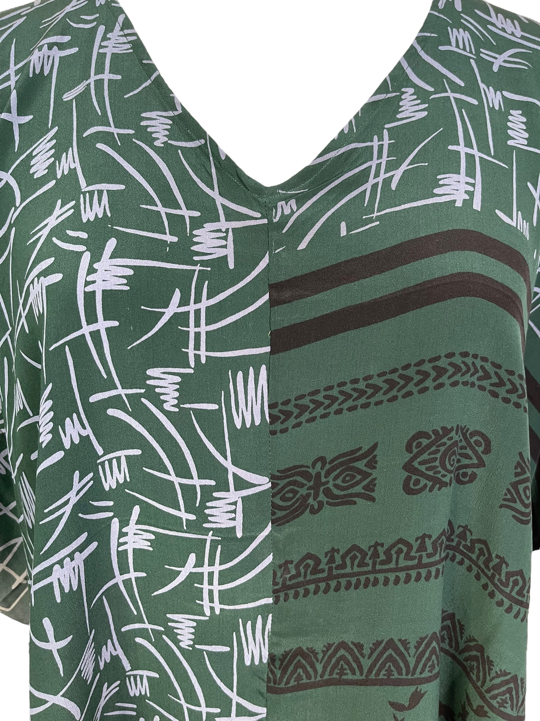 PRC7014 Avatar Pure Silk Waterfall Top - Velora