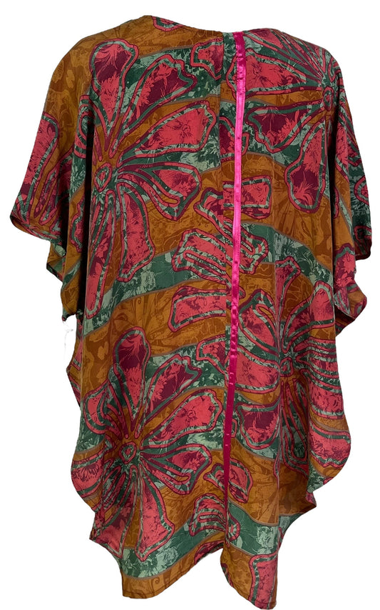 PRC7016 Avatar Pure Silk Waterfall Top - Velora Luxury Fashion