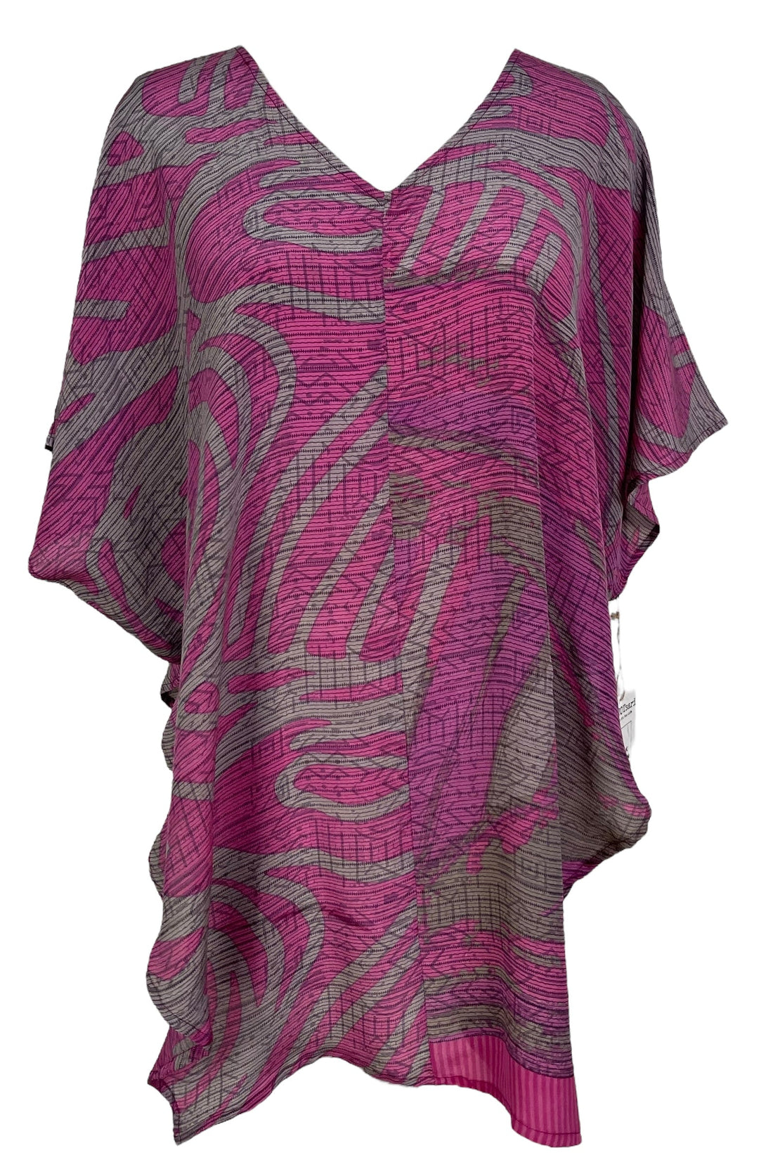 PRC7031 Avatar Pure Silk Waterfall Top - Velora Luxury Fashion