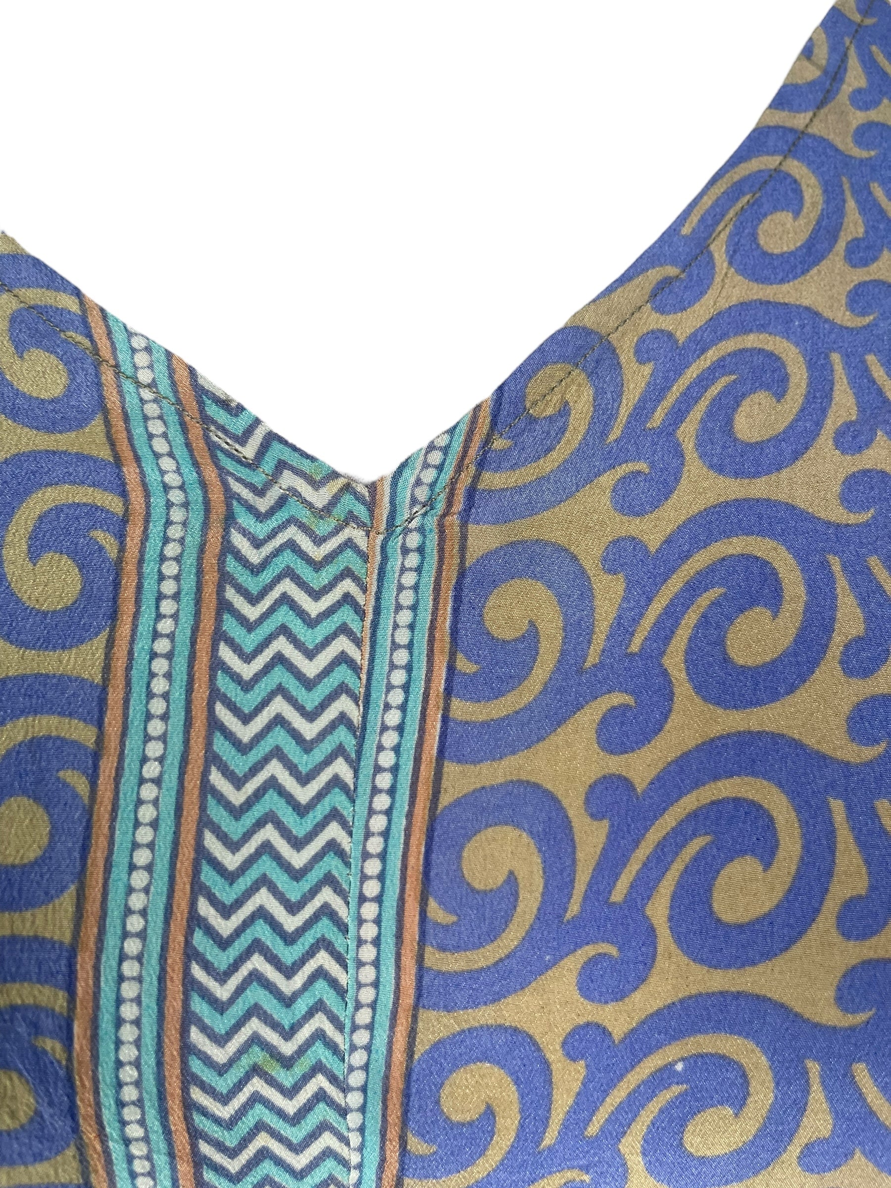 PRC7036 Avatar Pure Silk Waterfall Top - Velora Luxury Fashion