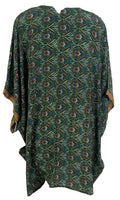 PRC7156 Avatar Pure Silk Short Kaftan Tunic without Slits - Velora Luxury Fashion