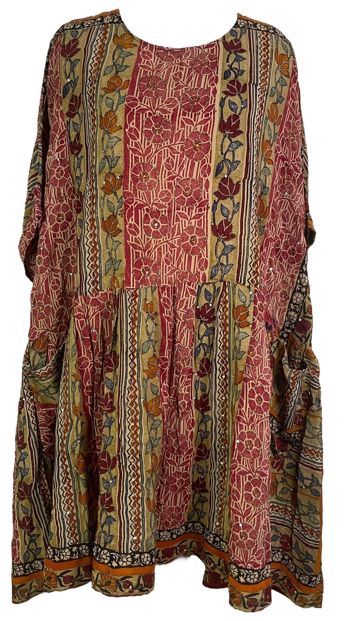 PRC7203 Avatar Pure Silk Boxy Babydoll Dress - Velora Luxury Fashion
