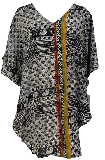 PRC7223 Avatar Pure Silk Waterfall Top - Velora Luxury Fashion