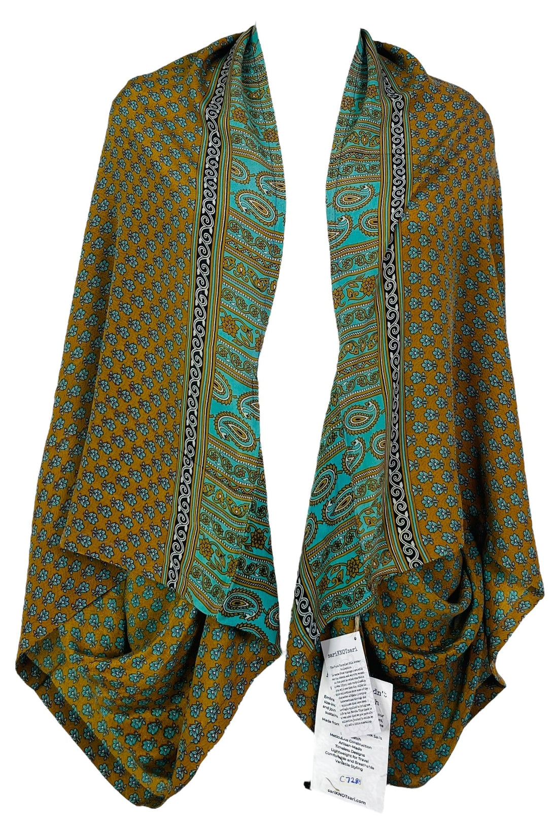 PRC7288 Avatar Pure Silk Shrug - Velora Luxury Fashion