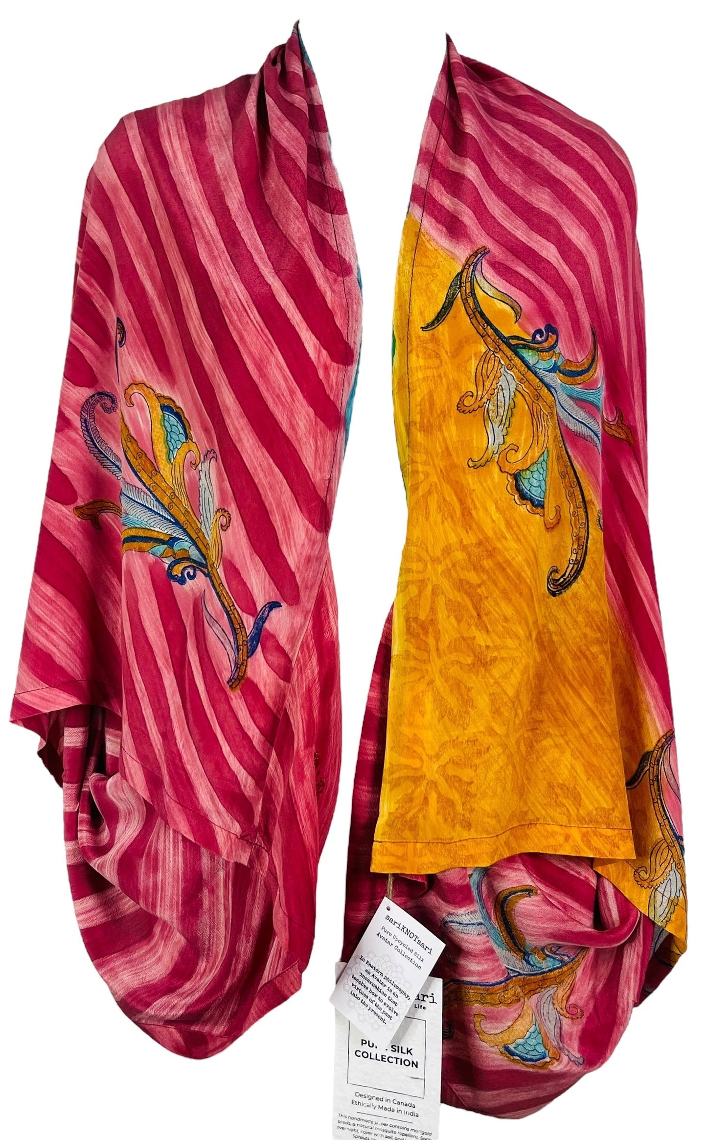 PRC7320 Avatar Pure Silk Shrug - Velora Luxury Fashion